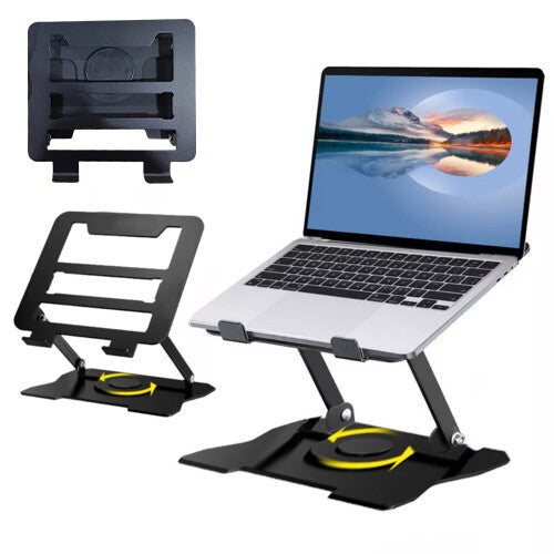 Adjustable 360° Laptop & Tablet Stand — Ergonomic Desk Riser