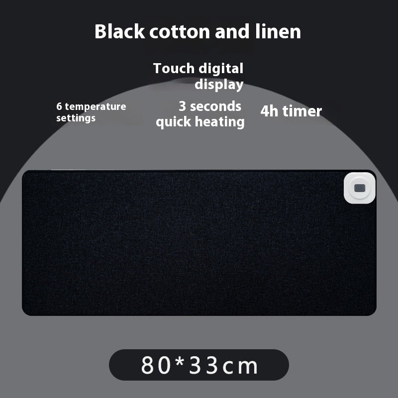 Simple Cotton And Linen Heated Mouse Pad