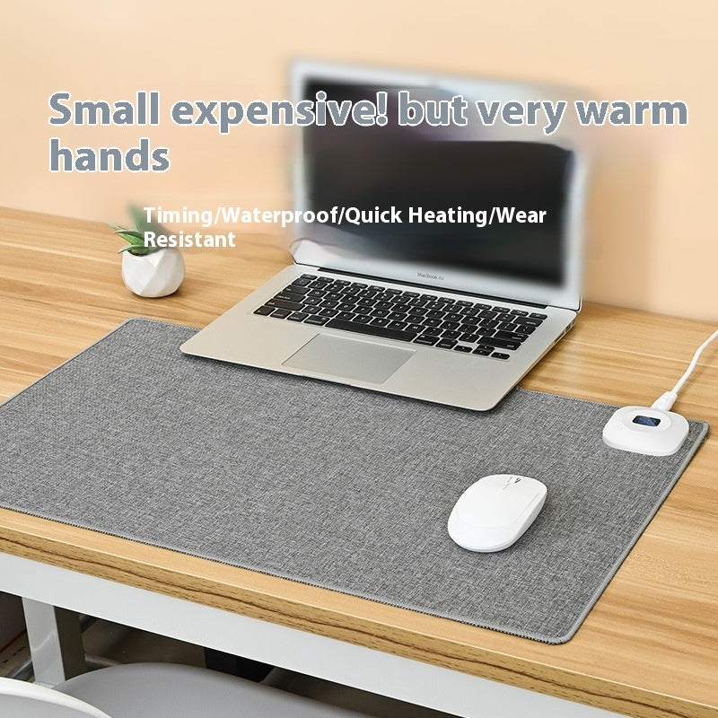 Simple Cotton And Linen Heated Mouse Pad
